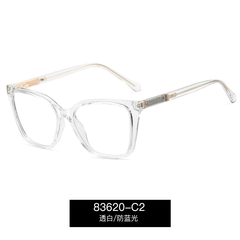 83620 fábrica nuevas gafas anti-azul ultraligeras TR90 espejo de maquillaje de estilo europeo y americano, las mujeres pueden equiparse con gafas de miopía