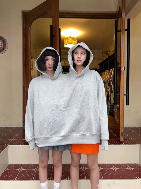 Creative New Couple Intimate Sweatshirt, Quirky and Funny Casual Home Wear, Loose Bestie Outfit, Double One-Piece Top