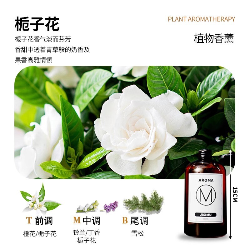 香薰精油补充液加湿器酒店专用栀子花家用室内持久香氛卫生间香水|undefined