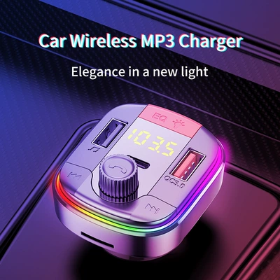 Car mp3 transmitter Bluetooth player colorful