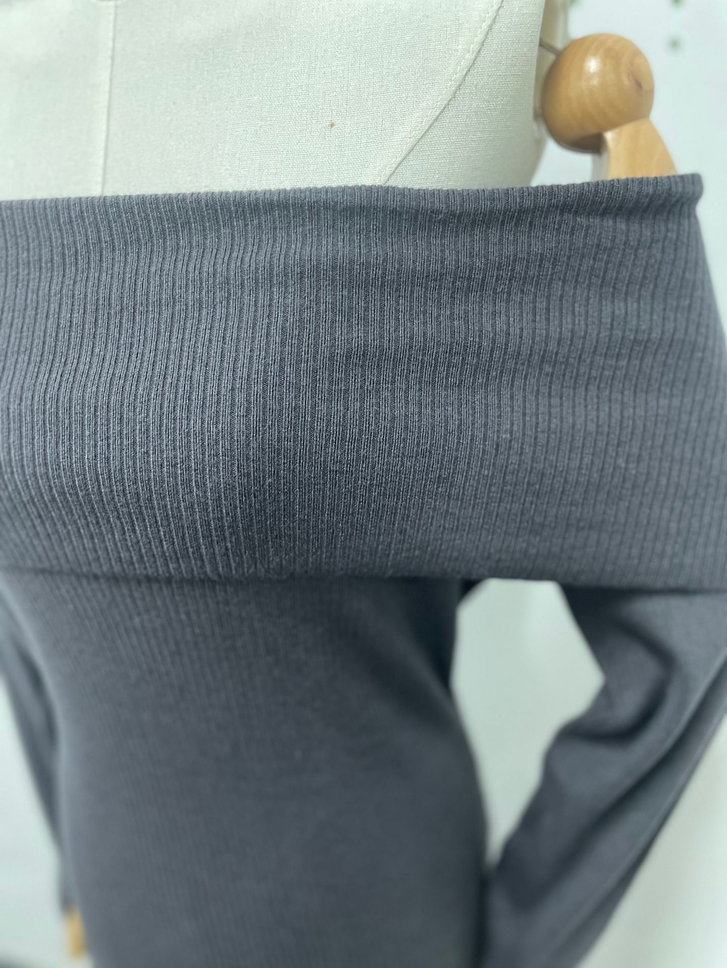 Autumn Winter Women Clothing Elegant off Shoulder Dress Solid Color Formal Dress Length Dress