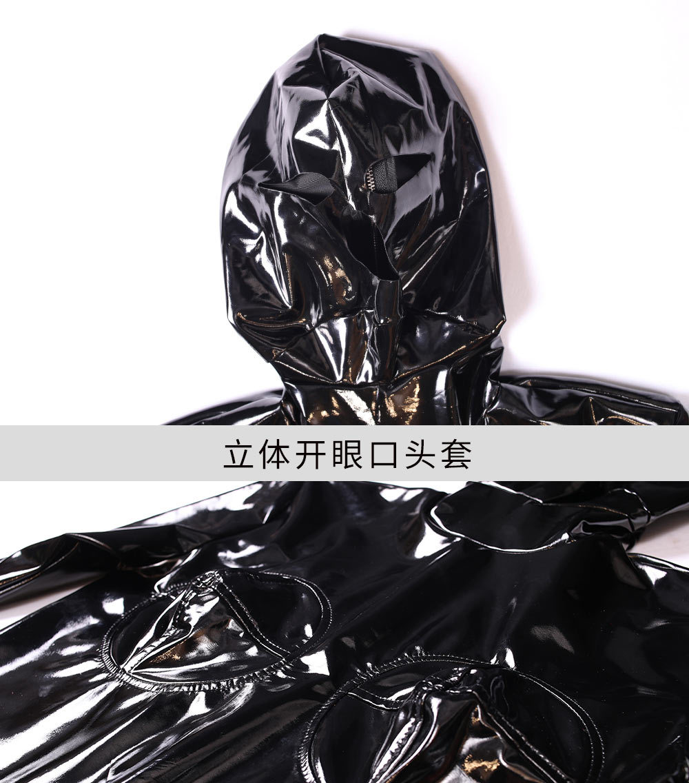 魅色时尚性感乳胶氨连体全包紧身衣B21舞台演出影视性趣束身胶衣-阿里巴巴