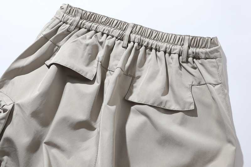 Pantaloni cargo uomo a gamba dritta con tasche laterali_voghion.com