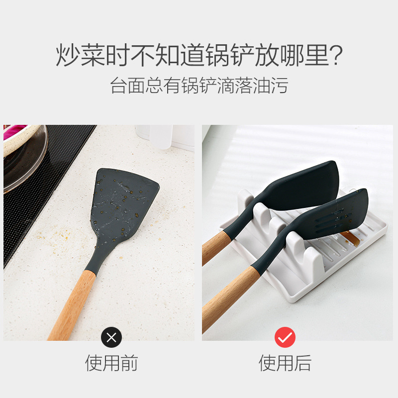 多機能の台所は鍋の蓋の鍋のシャベルの棚を置いてスプーンの箸を漏らします。|undefined