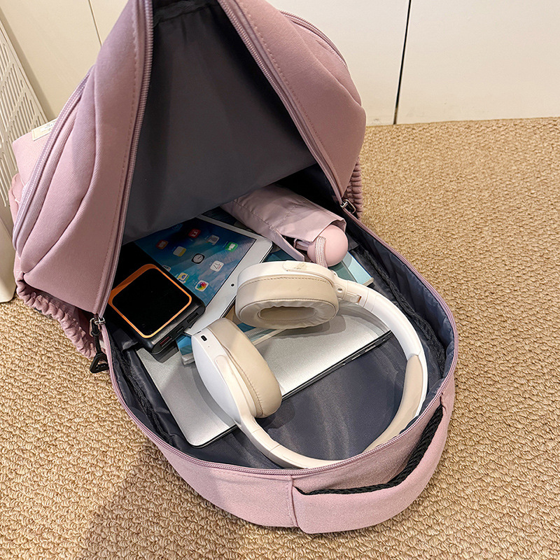 Nuevas mochilas transfronterizas de estudiantes universitarios, mochila de computadora de gran capacidad, mochila de viaje resistente al desgaste gruesa