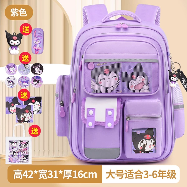 Purple big cards, pendant, pin, pencil case, study bag