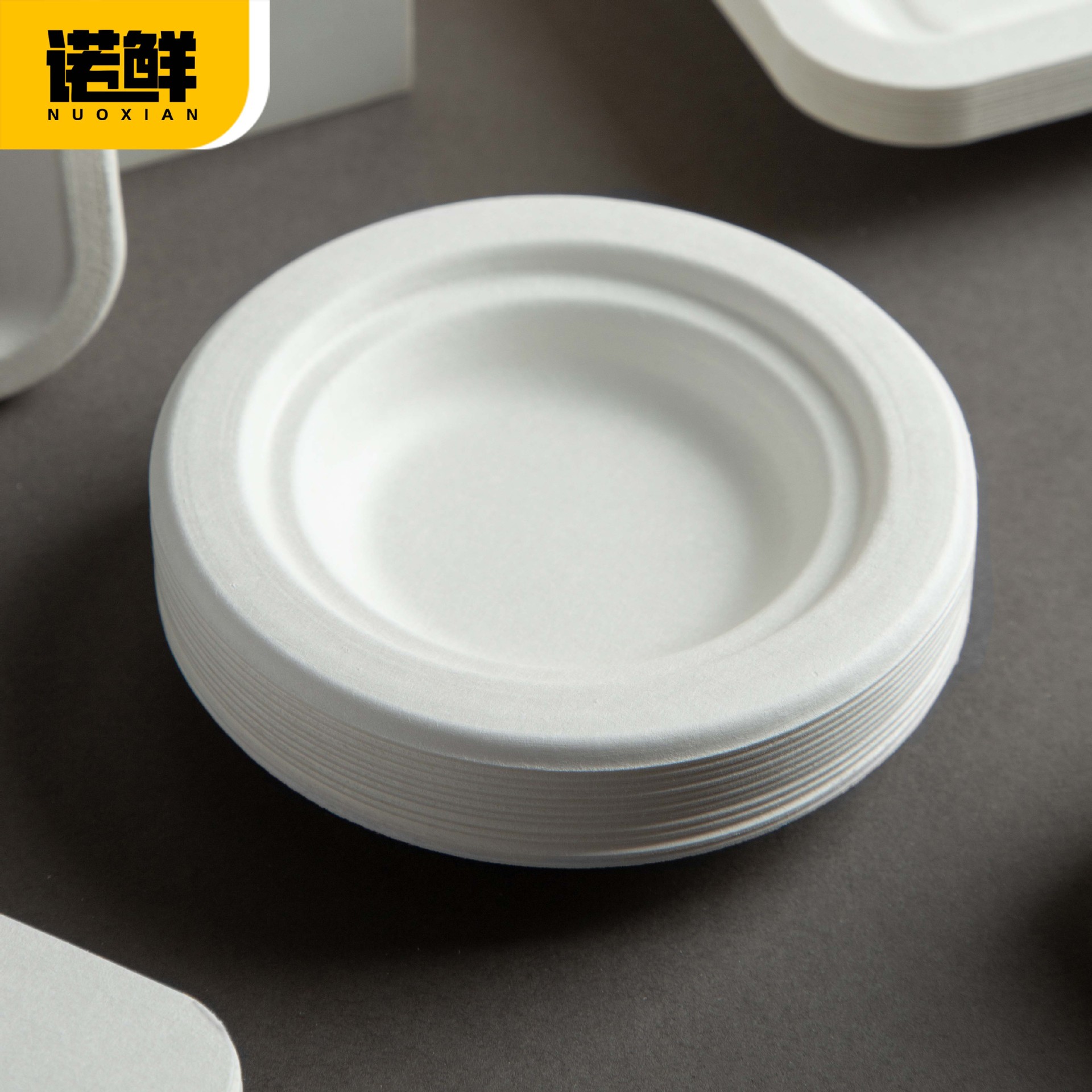 Plato desechable 3 pulgadas 4 pulgadas exquisito té de la tarde plato de frutas pastel plato de postre fiesta de cumpleaños plato de cena protección del medio ambiente