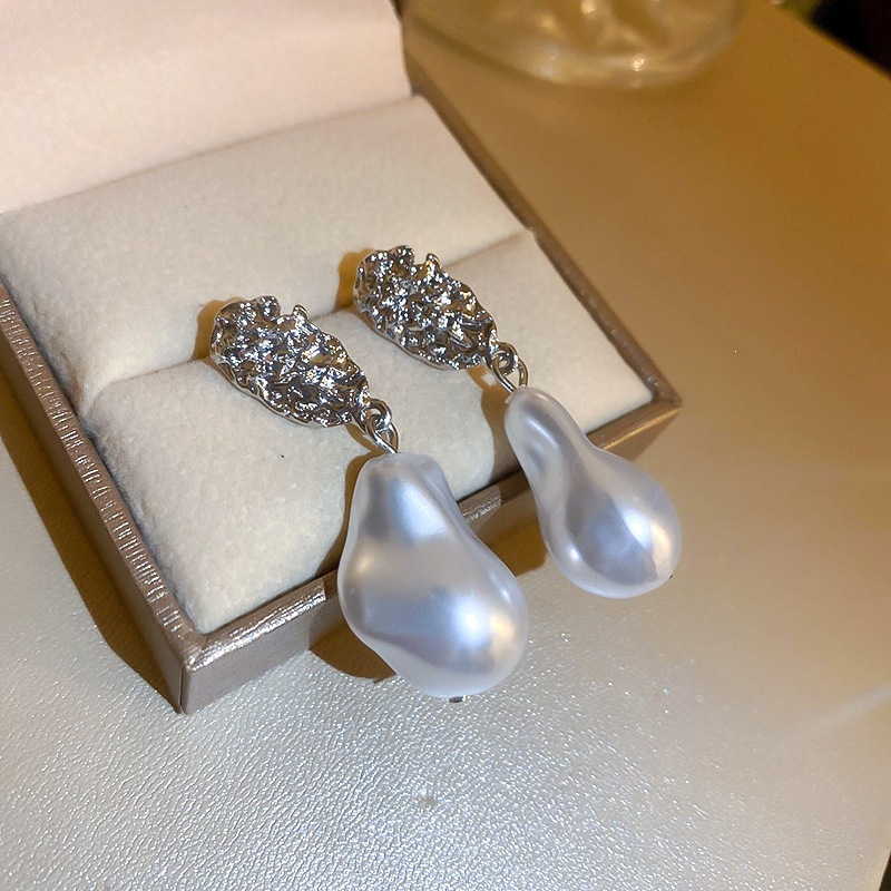 Nicho de diseño de plata amor geometría bola aguja de plata pendientes transfronterizos venta caliente minimalista viento frío fábrica de alto nivel image 45