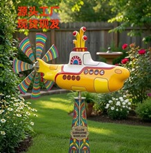 �羳��ƷShark Mouth Warplane Garden Wind Spinner���⻨԰�糵