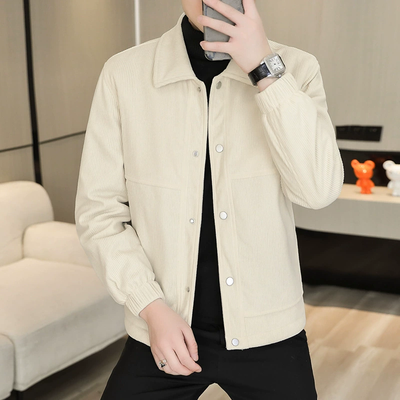 Demi-season trend warm fashionable jacket for leisure, Korean style