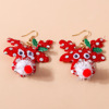 Christmas accessory, cartoon cute earrings, jewelry, European style