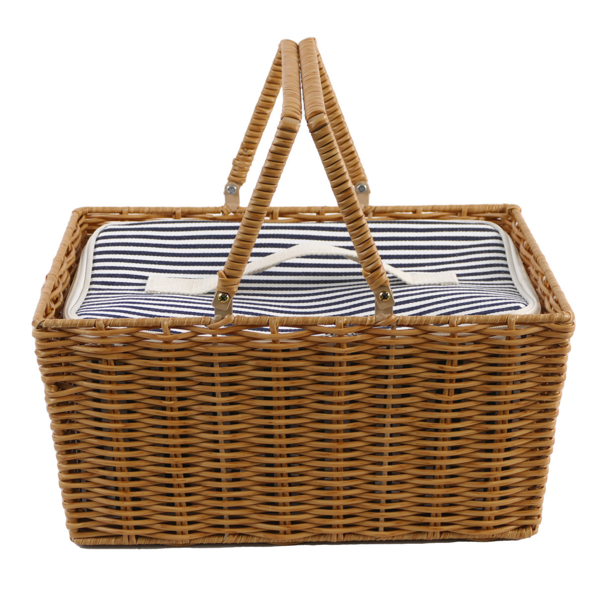 Almacenamiento de vid de plástico de mano de compras aislamiento al aire libre cesta de picnic huevos cesta de almacenamiento cesta de compras de mano cesta de compras de verduras