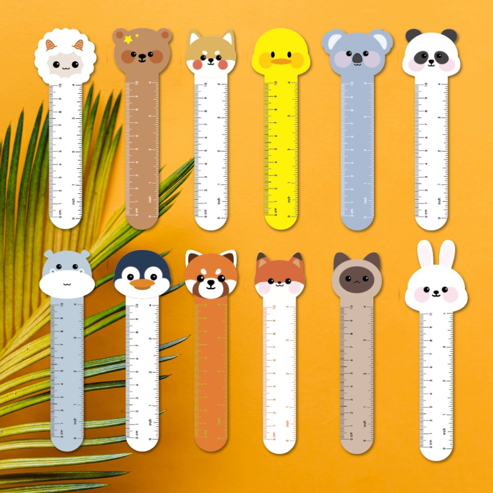 Симпатичные детские закладки, экспортные бумажные закладки, набор из 36 дизайнов с изображением мультяшных животных, креативные подарочные закладки для внешней торговли и трансграничных продаж.