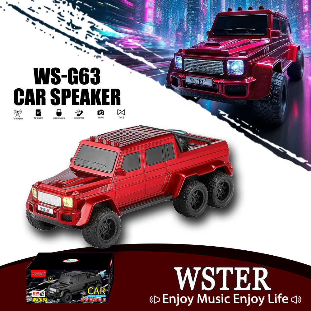 Mercedes-Benz WS-G63 modelo de automóvil pickup altavoz Bluetooth subwoofer multifuncional de alta calidad regalos de sonido doméstico