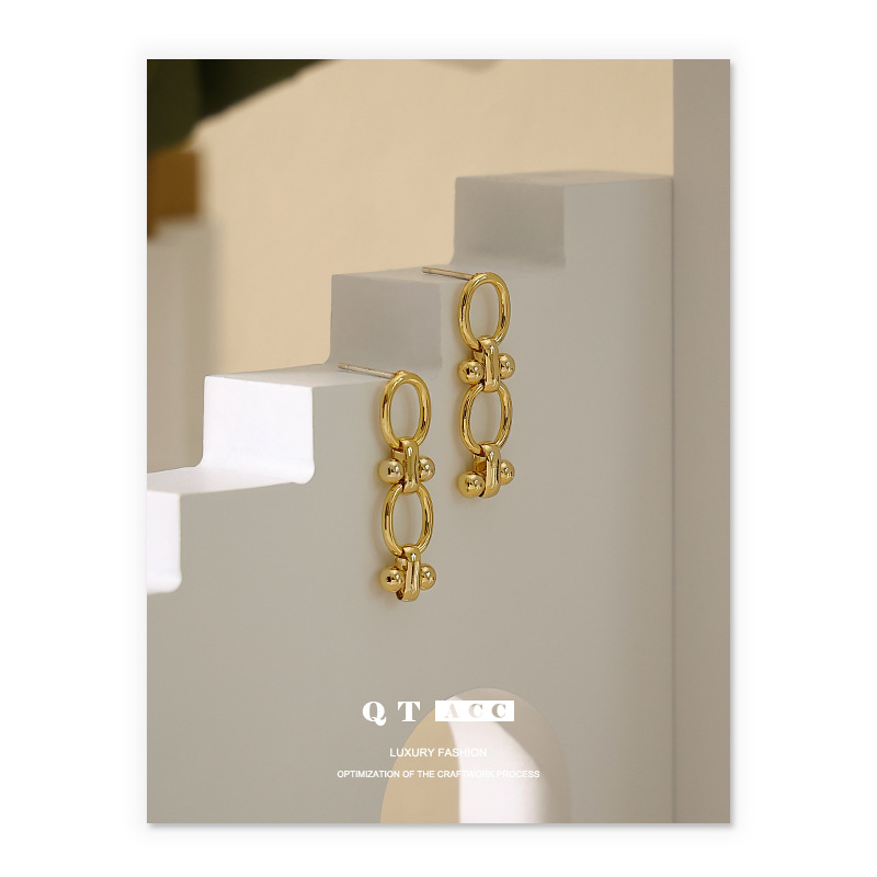Brass fashionable brand minimalistic universal design summer…