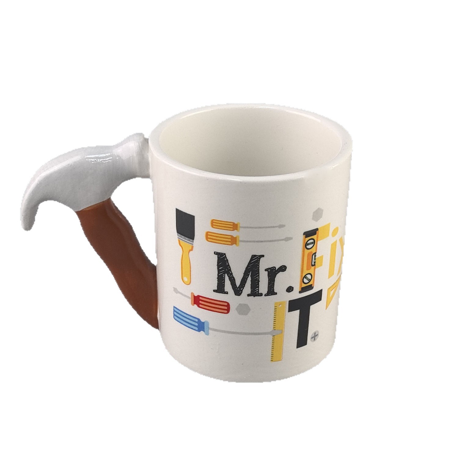 Personalizado creativo comercio exterior transfronterizo martillo de dibujos animados tazas de cerámica tazas de leche artesanías de cerámica