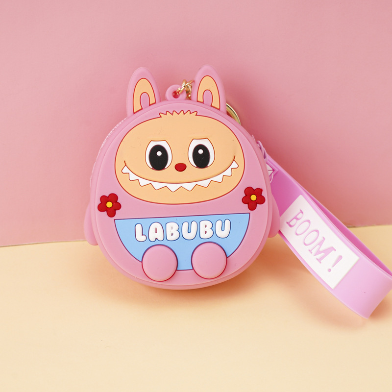 メーカーが生産するネズミ駆除パイオニアラブブキーホルダーペンダントシリコンバッグかわいい子供用小銭入れ|undefined