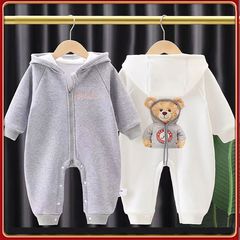 Baby Bodysuit Spring and Autumn Set Baby Hasty Climbing Suit Newborn Minnie Fleece Onesie Sleepwear Autumn Set