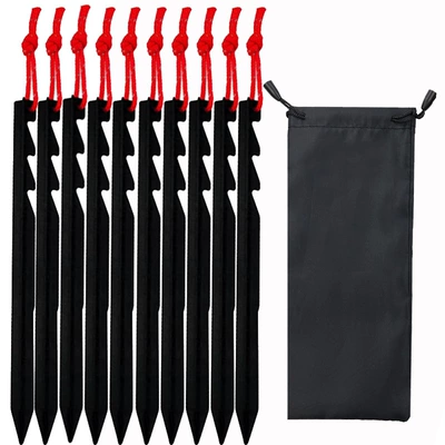 Nail Set Camping Camping Triangular | Çadırlar - black-81-cloth-bag