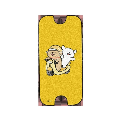 Suitable for Xinri Yulu Electric vehicle foot mat - xinriyulu-yellow-riding-dog