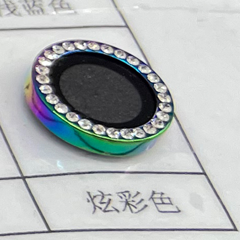 Aplicable iPhone16e película de lente de diamantes de imitación diamante de punto ojo de águila Apple 15Promax etiqueta protectora de diamantes de cámara