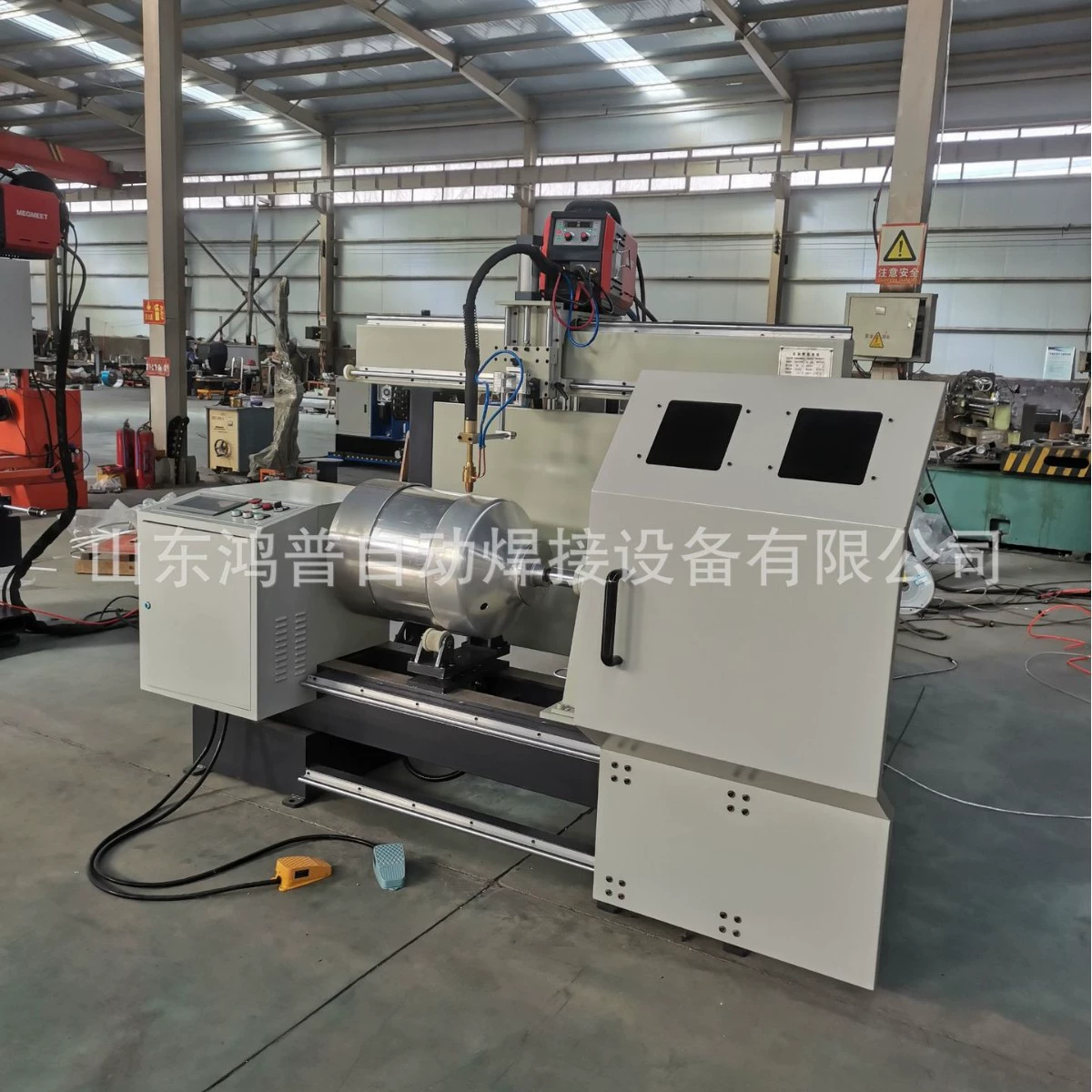 Двухстоечный сварочный аппарат для кольцевой сварки, оборудование для сварки нержавеющей стали, автоматическая сварка круглых труб дуплексом