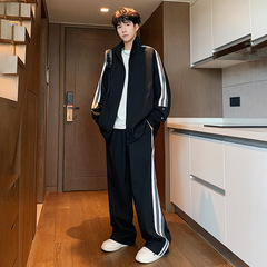 春と秋の新型男性用スポーツジャケット2点セット