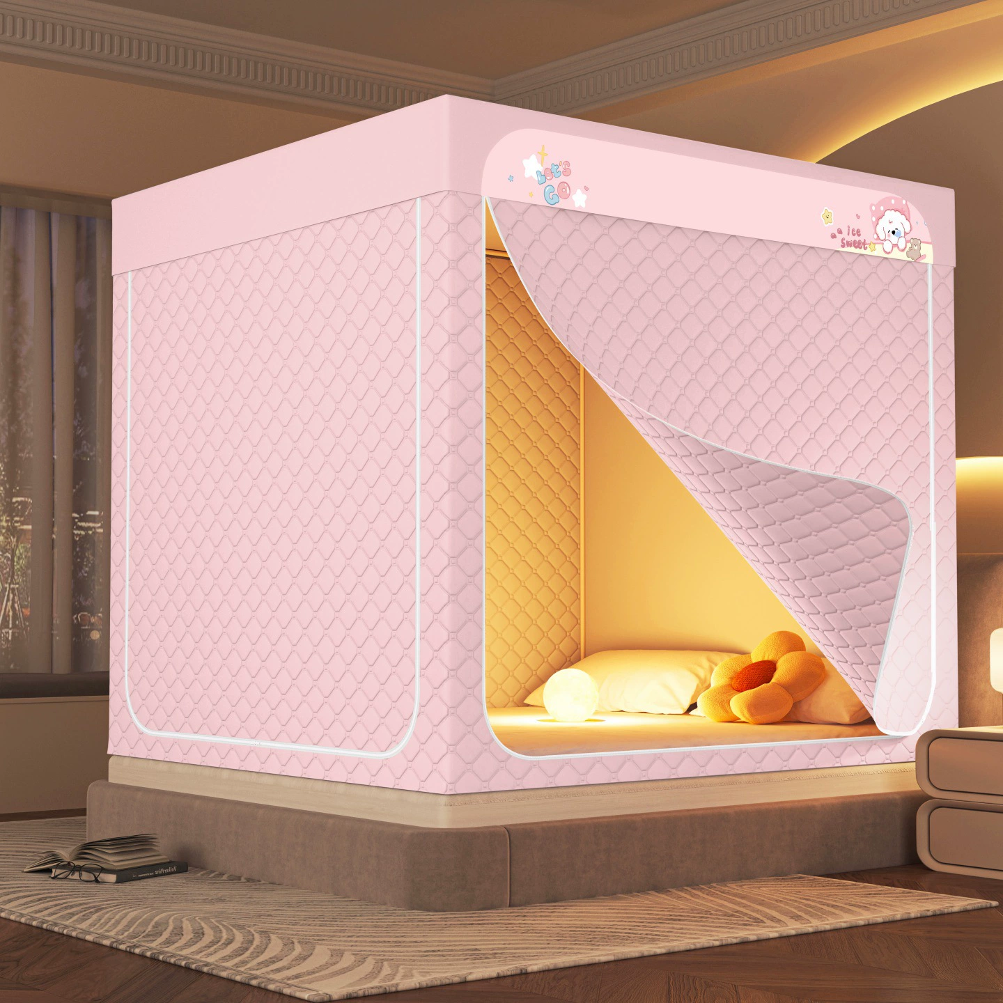 Крепкое теплое разнообразное mosquito net для кровати для домашнего использования, увеличенная толщина