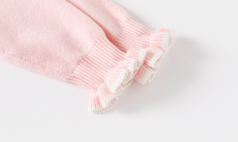 Mädchen Pullover Mit Pailletten Schmetterling Und Spitzenärmel_voghion.com