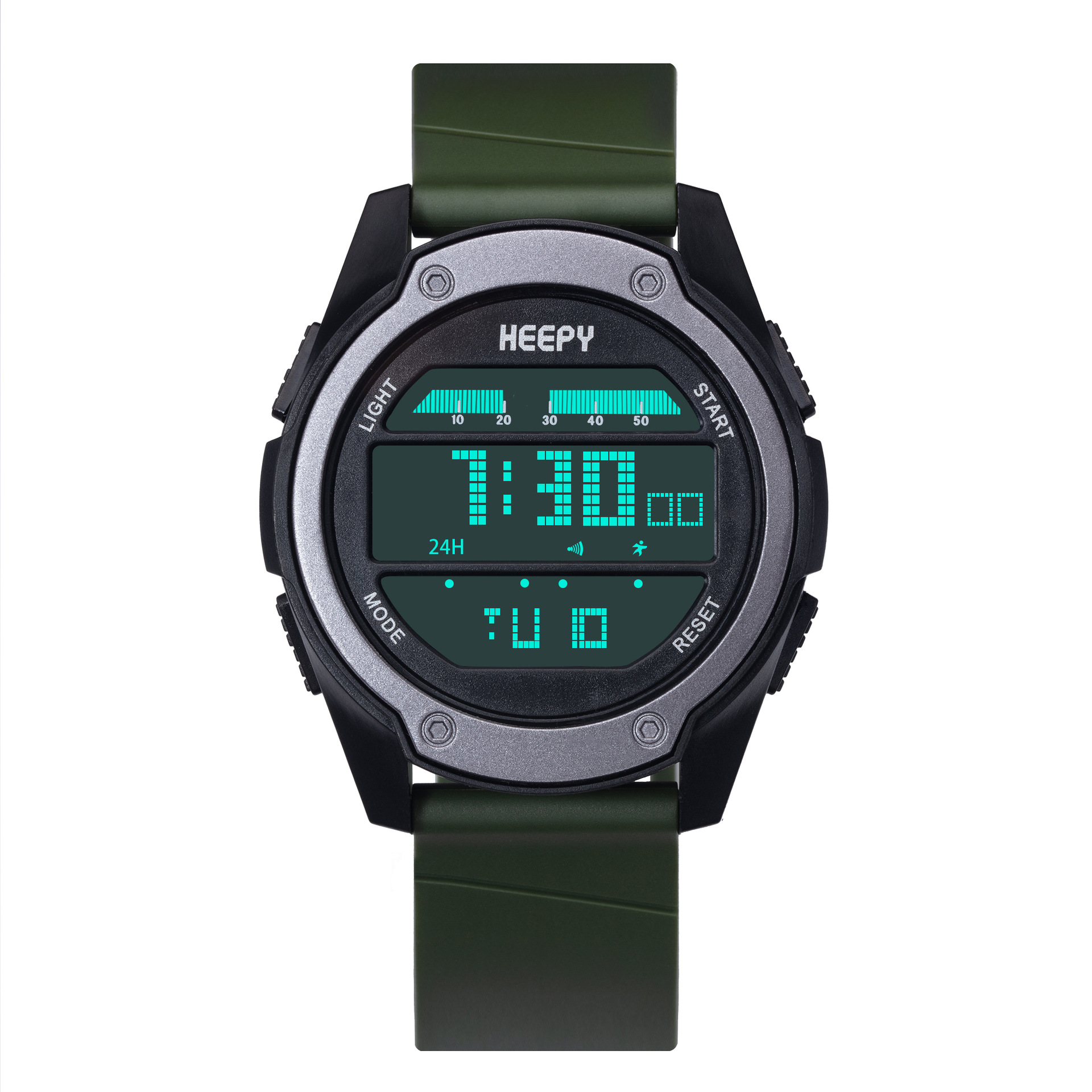 Venta caliente transfronteriza estudiante casual reloj electrónico pareja de moda simple luminoso impermeable reloj de alto grado para hombres y mujeres