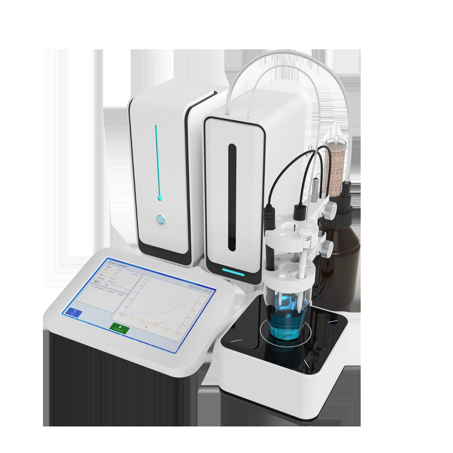 Автоматический потенциометрический титратор, лабораторный кислотно-щелочной редокс-титр, комплекс осаждения, прибор для измерения значения pH