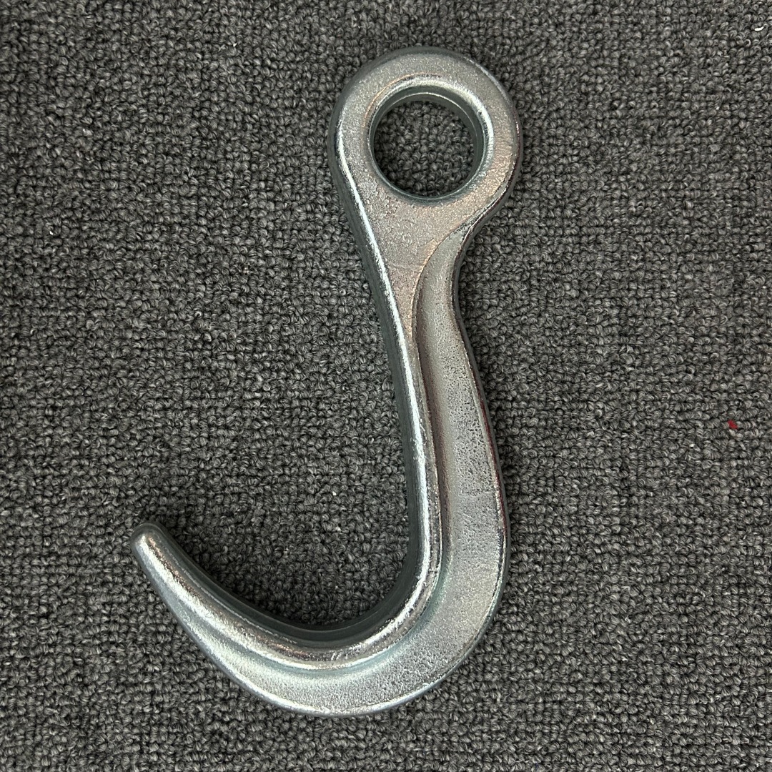 D+电镀锌钩日式大开口钩 2吨电镀锌钩合金钢吊钩 起重货钩 高强度