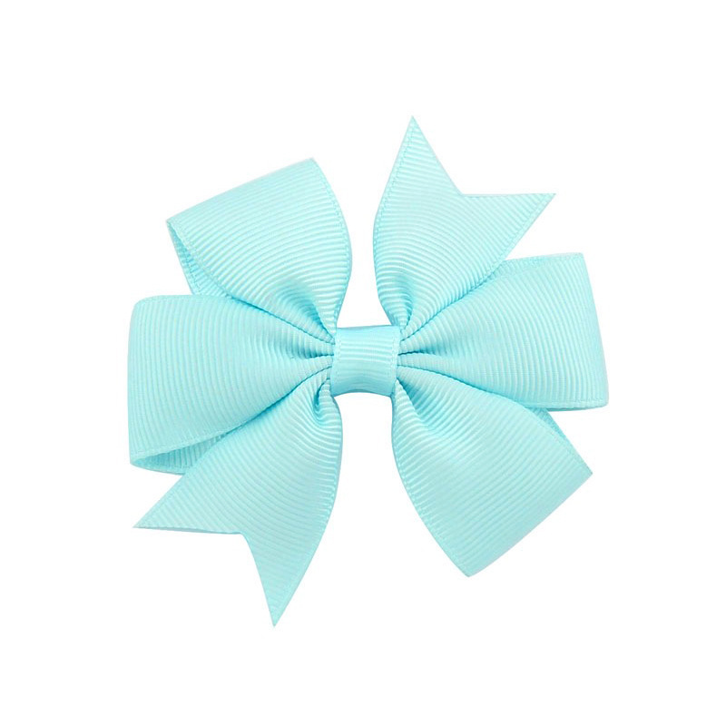 Transfronterizo de Amazon Comercio exterior hecho a mano bebé cola de golondrina en forma de V costilla cinta arco horquilla accesorios para el cabello tocado de los niños