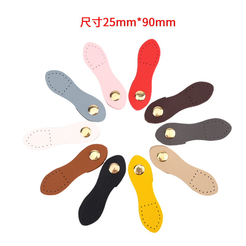 Multicolor Leather Buckle Luggage Hardware Accessories DIY Handmade Bag Universal Leather Buckle Lock 9X2.5Cm Gourd-Shaped Buckle