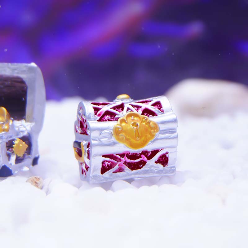 Caja del tesoro submarina acuario pecera paisajismo micro paisaje musgo pequeños adornos retro jungla accesorios de decoración al por mayor