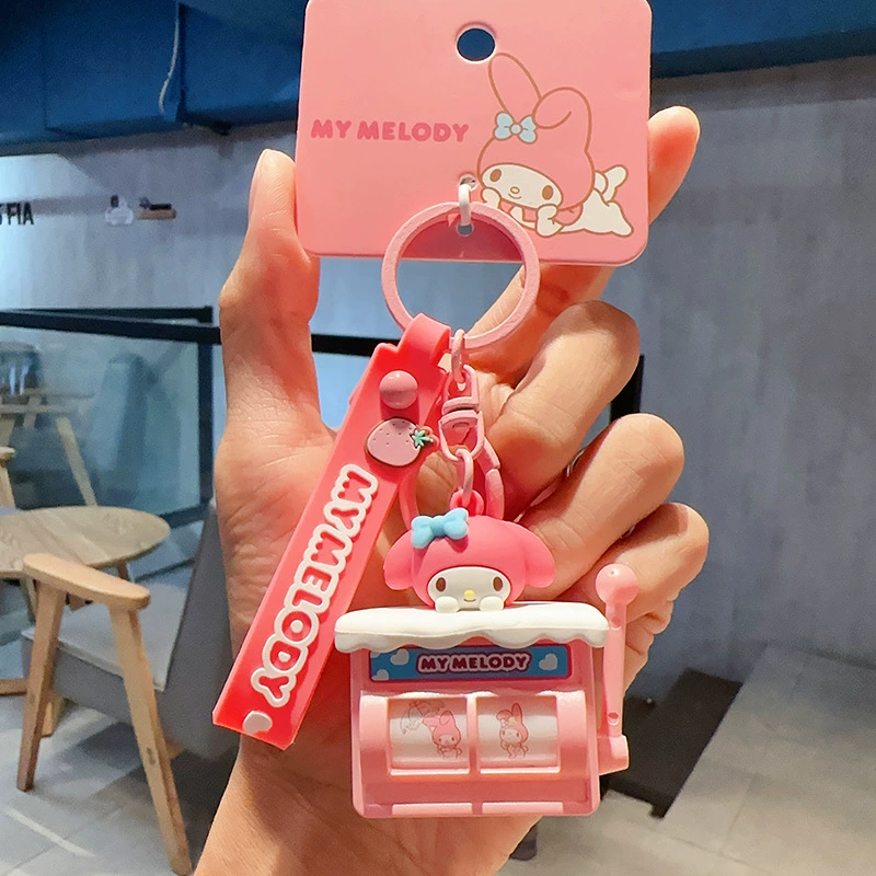 Плюшевый брелок Sanrio Hello Kitty, оригинал, мягкая подвеска 11×7.5 см, коллекционный талисман