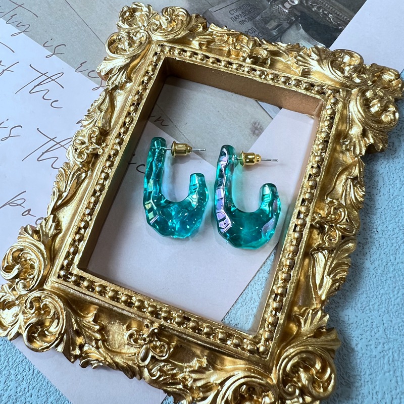 5g Weight Ear Studs Classification 1 Pair Quantity Daily Occasion Alloy Material U Shape Pattern Women'S Gender Plating Design Simple Style Style 1 Pair Simple Style U Shape Alloy Plating Women's Ear Studs 6