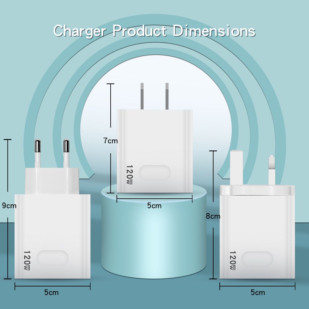 120 W superschnelles Handy-Ladegerät nach britischem Standard, geeignet für Xiaomi Huawei Honor UBS-Ladekopf_voghion.com