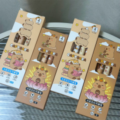 カピバラの高颜値は中性ペンを押して、学生を拭くことができます。