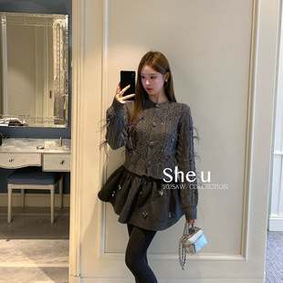 SHE Uʮ���з�ʽ�͹����ë�ػ�����ȹ2025�ﶬ�@��������ë��ȹ