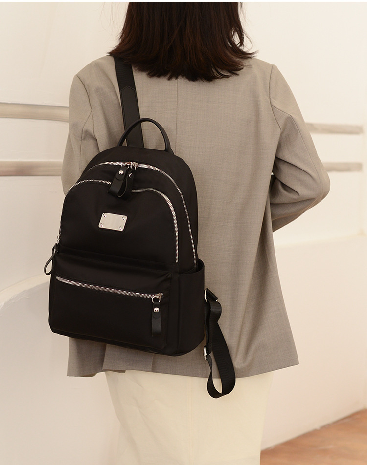 艾风尚韩版双肩包女新款潮大容量休闲牛津布旅行背包女学生书包