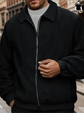 P 47811 Casual Solid Color Corduroy Jacket ��ɫ��о�޼п�
