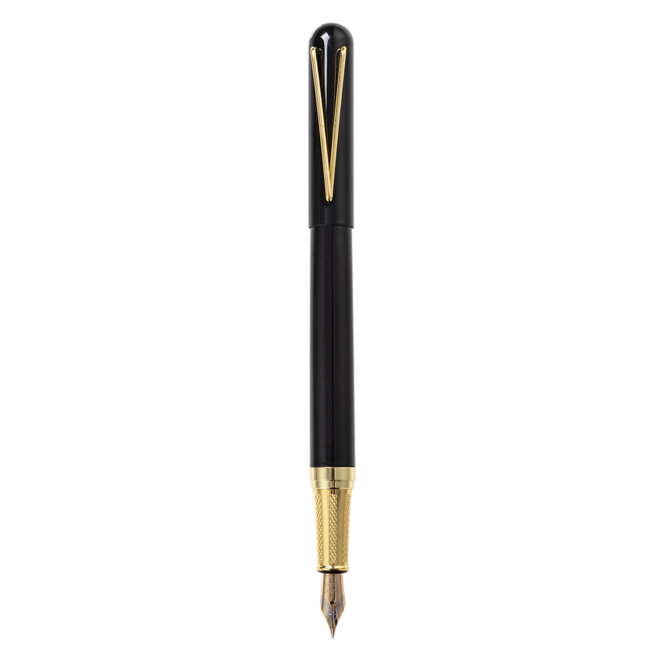 En stock venta al por mayor metal negocio pluma adulto caligrafía práctica regalo 0,5mm pluma imprimible logo