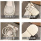 Fairy Style Thick Heel Mary Jane Shoes 2024 Summer New Pearl Matching Skirt Not Tired High Heel Small Leather Shoes