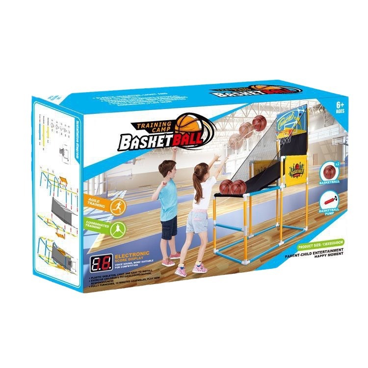 Soporte de baloncesto para niños entrenamiento baloncesto interior móvil baloncesto marco deportivo Niño anotando juguete de la máquina de tiro