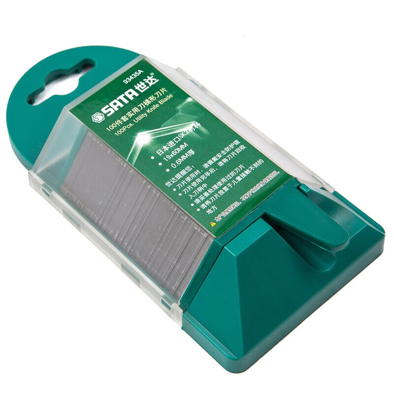 SDA SATA 93435A 100 piezas Kit de cuchillo práctico cuchillo trapezoidal