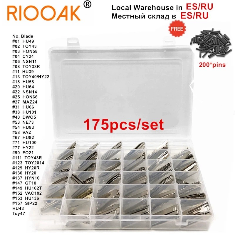 Для KD подмашина эмбрион универсальный ключ зародыш 175 шт для Chevrolet/Opel/BMW