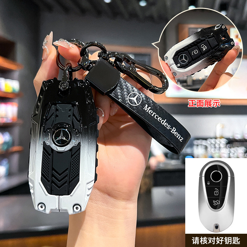 모델 B [리헤비카본섬유 롱버클] - 흑백 그라데이션