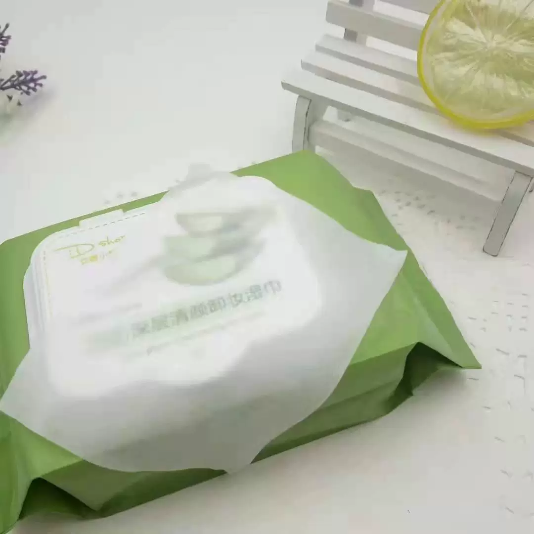 艾蒂小铺 Aloe vera gel, makeup remover, handheld soft wipes for face, deep cleansing, does not cause irritation