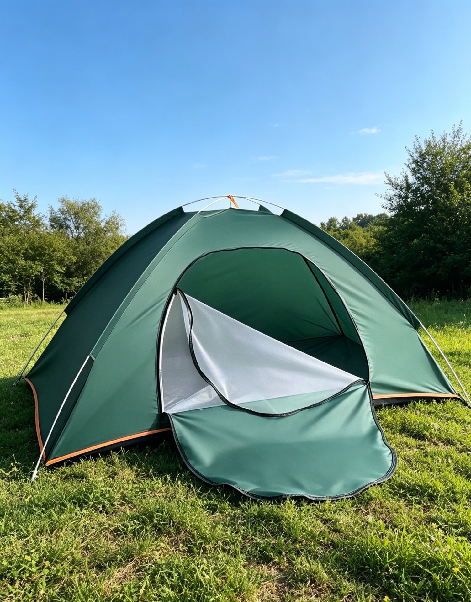 Tent for Outdoor Camping, Double, 3-4 Person, Automatic Pop-Up, No Assembly Required, Wholesale, Camping, Beach, Rainproof, Cross-Border